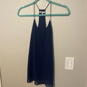 Naked Zebra Royal Blue Strappy Top